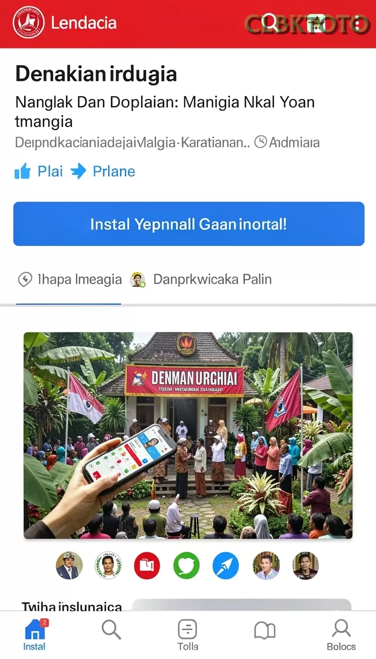 Cuplikan layar WAJAN4D — pengaturan akun